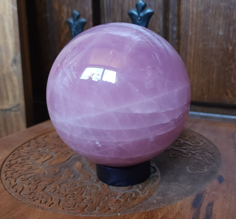 Star Rose Quartz Sphere 10.5cm