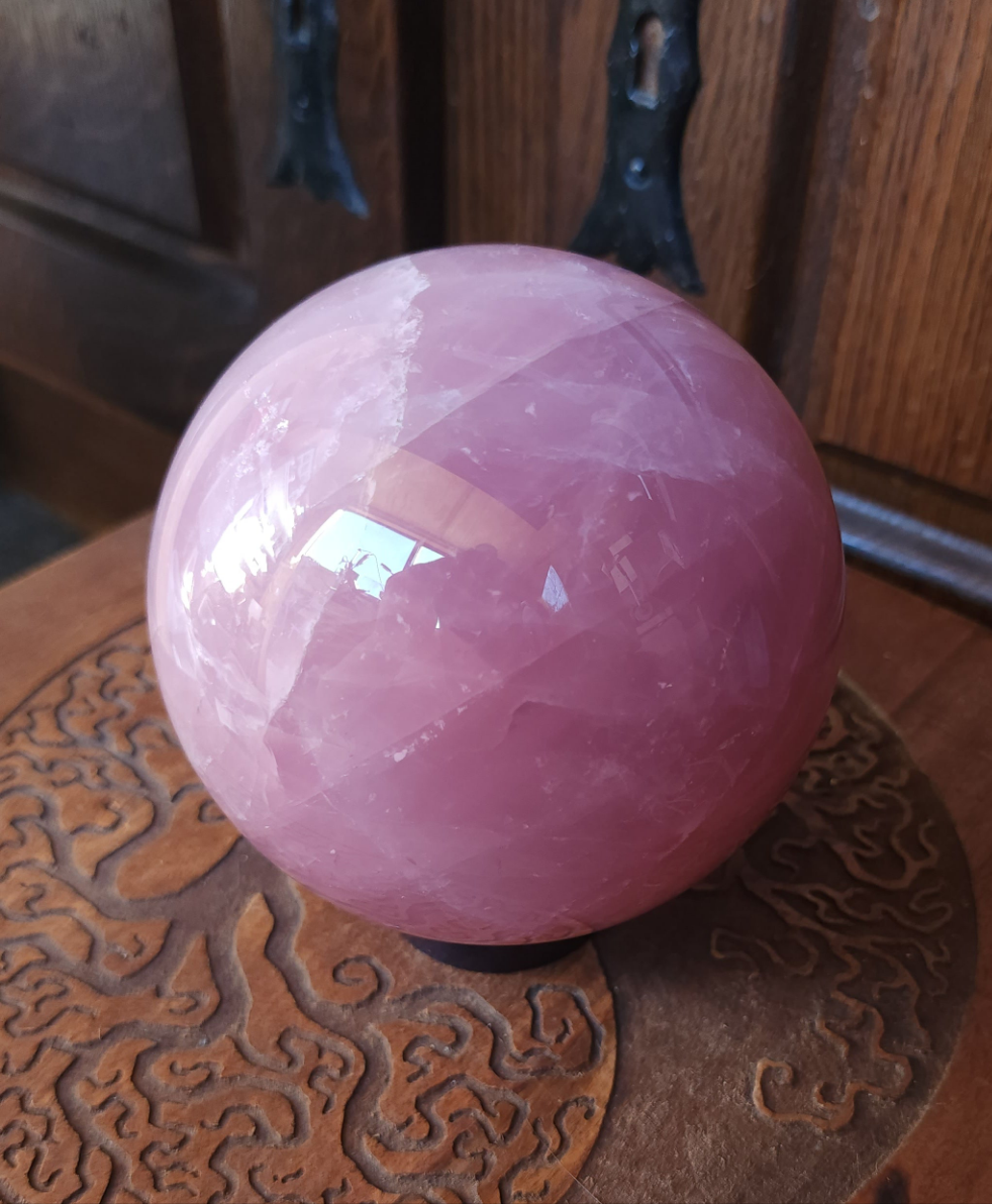 Star Rose Quartz Sphere 10.5cm