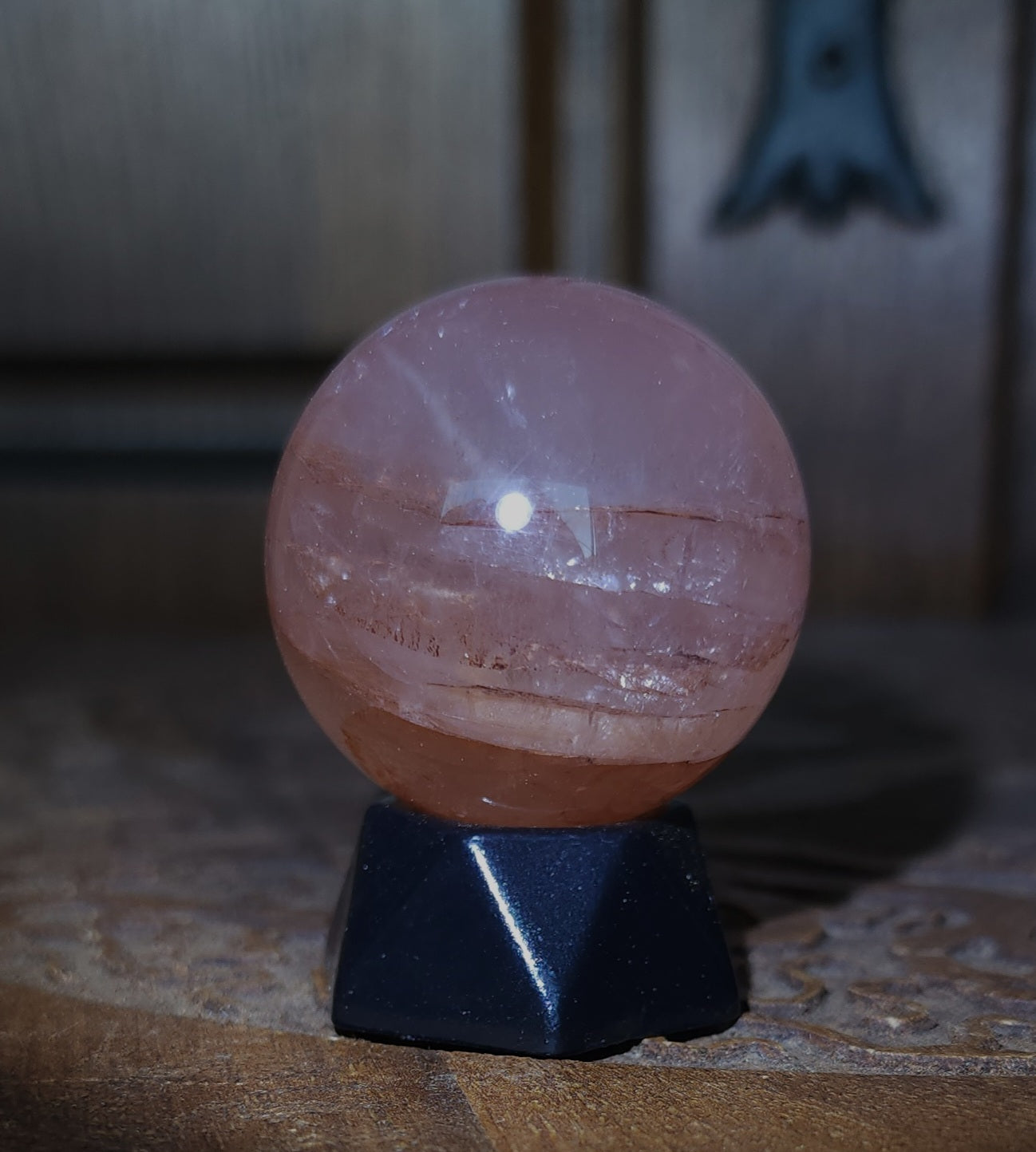 Star Fire Quartz Sphere 3.6cm