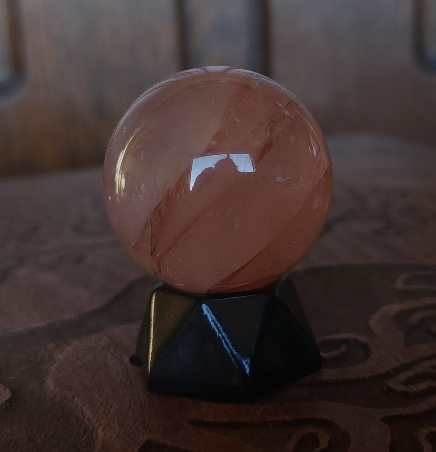 Star Fire Quartz Sphere 3.6cm