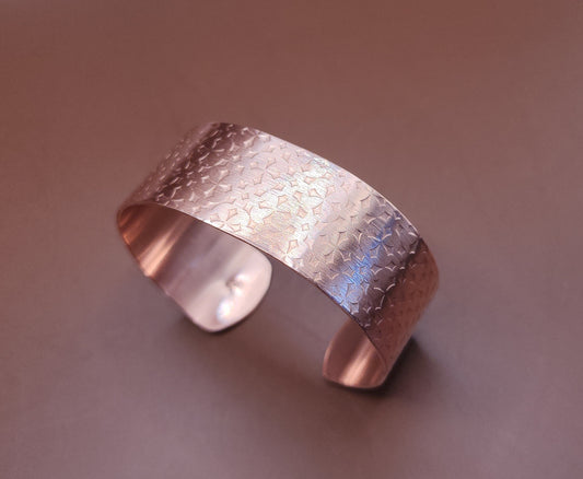 "Gothic Cross" Copper Cuff Bracelet