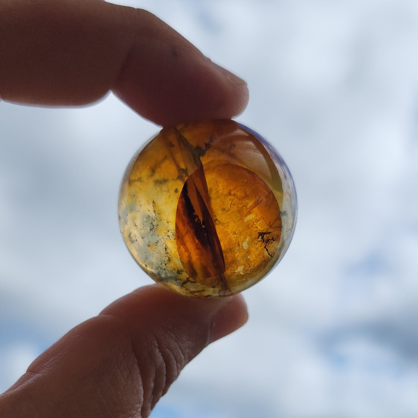 Dendritic Star Golden Healer Quartz Sphere