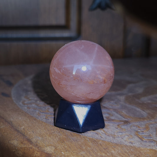 Star Fire Quartz Sphere 3.6cm