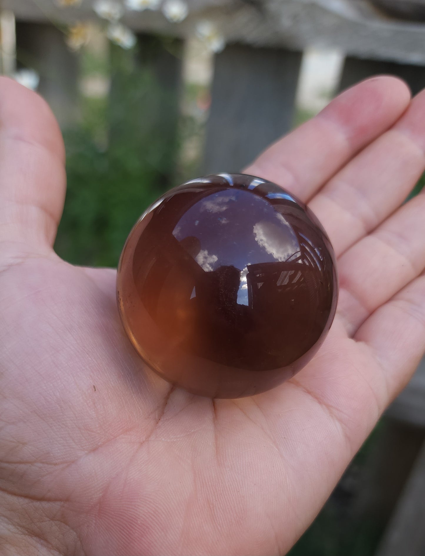 Smoky Quartz Sphere 4.7cm