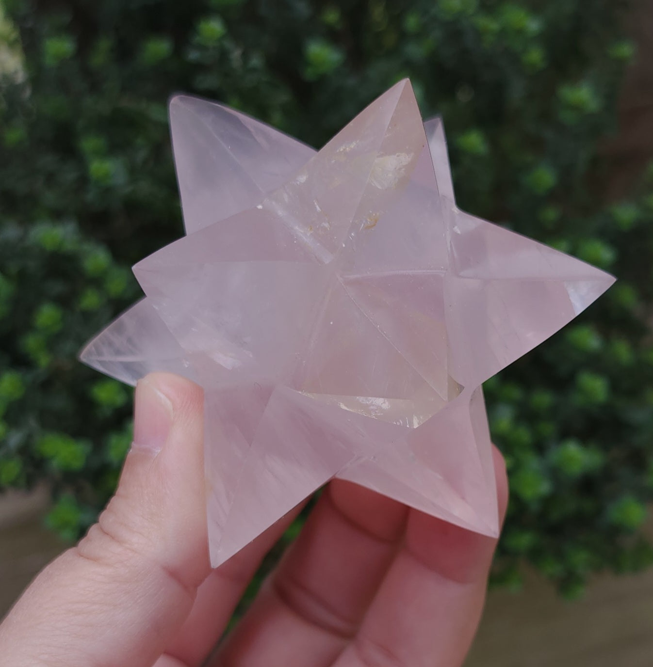 Rose Quartz Merkaba