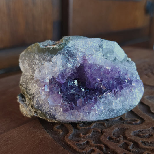 Amethyst & Calcite Cluster