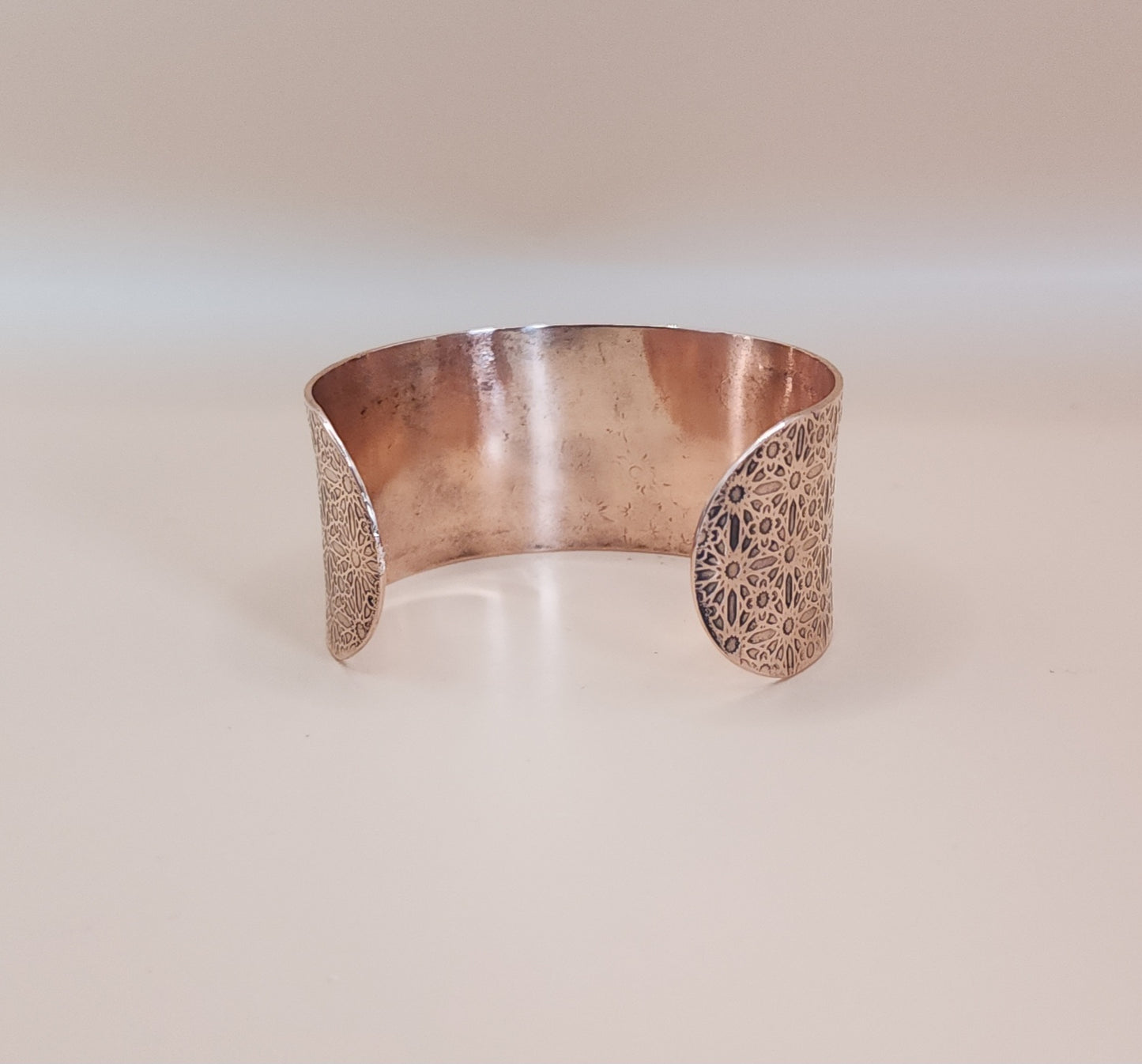 "Stained Glass" Copper Cuff Bracelet