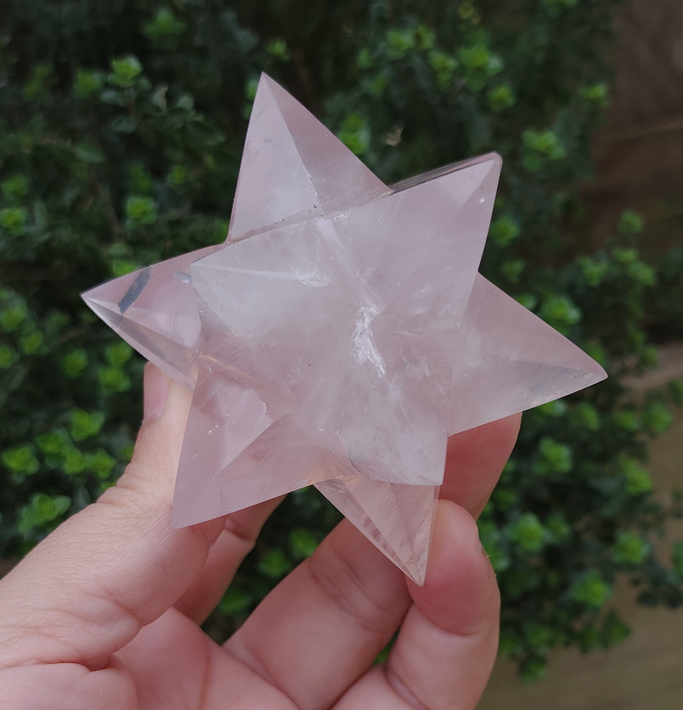 Rose Quartz Merkaba