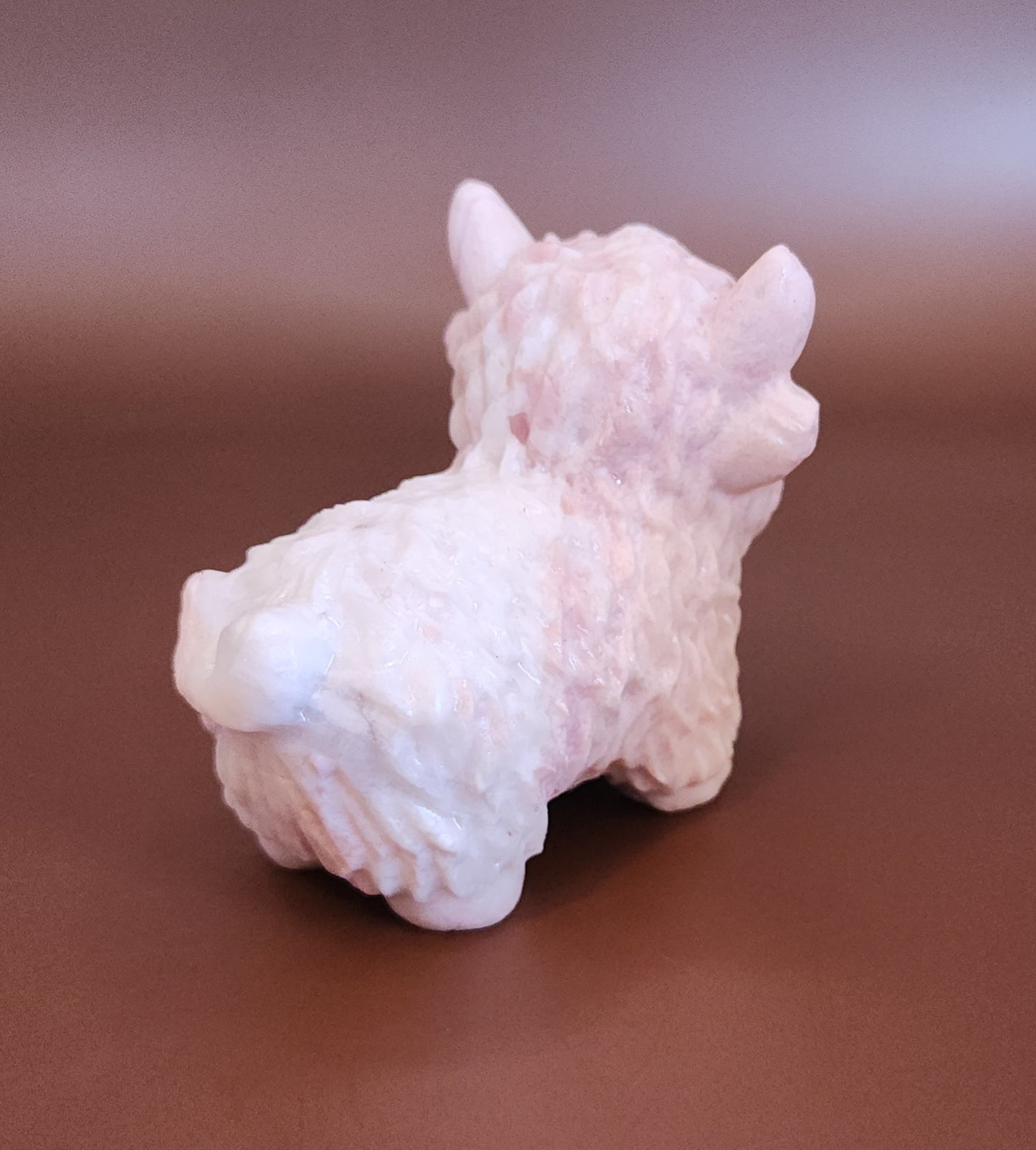 Highland Cow - Pink Opal