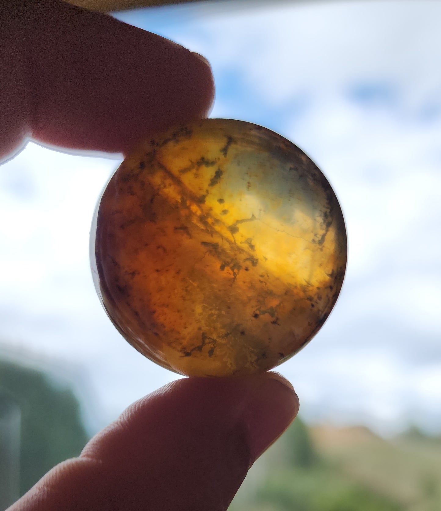 Dendritic Star Golden Healer Quartz Sphere
