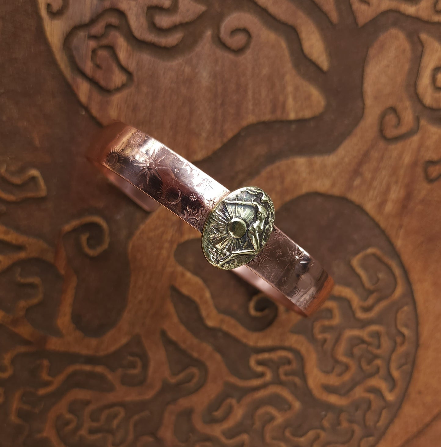 Soleil Copper & Brass Cuff