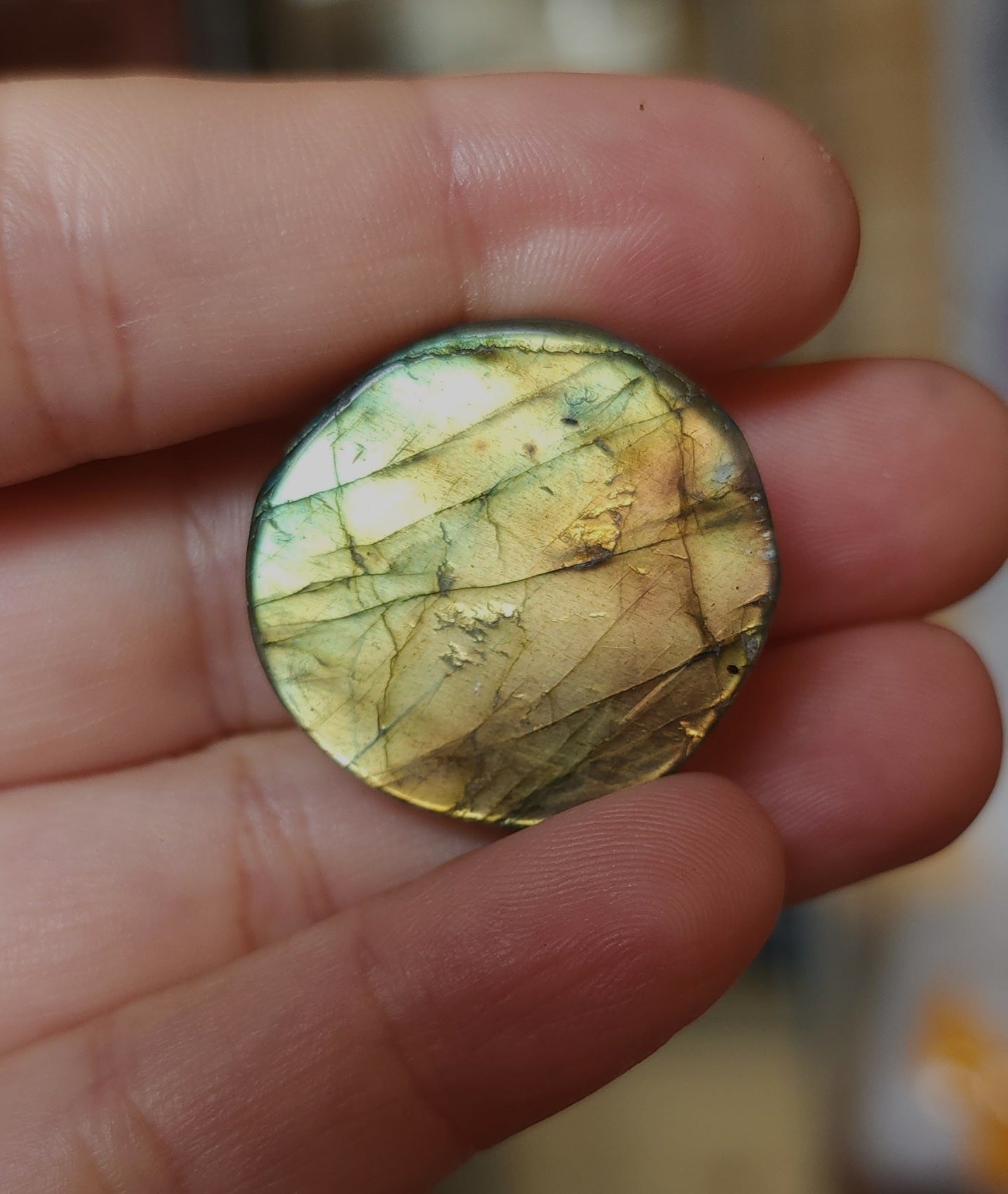 Celestial Labradorite Carving