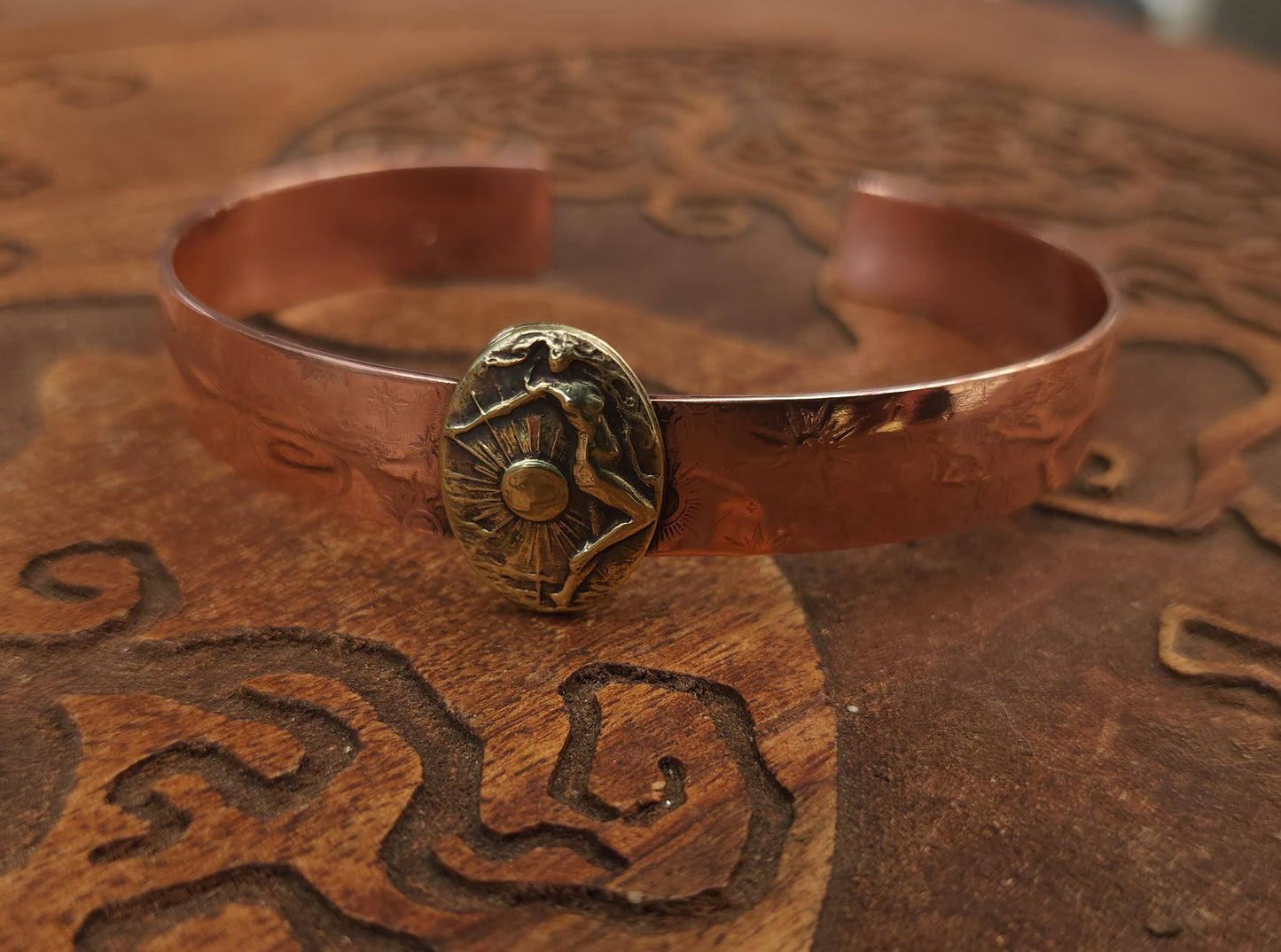Soleil Copper & Brass Cuff