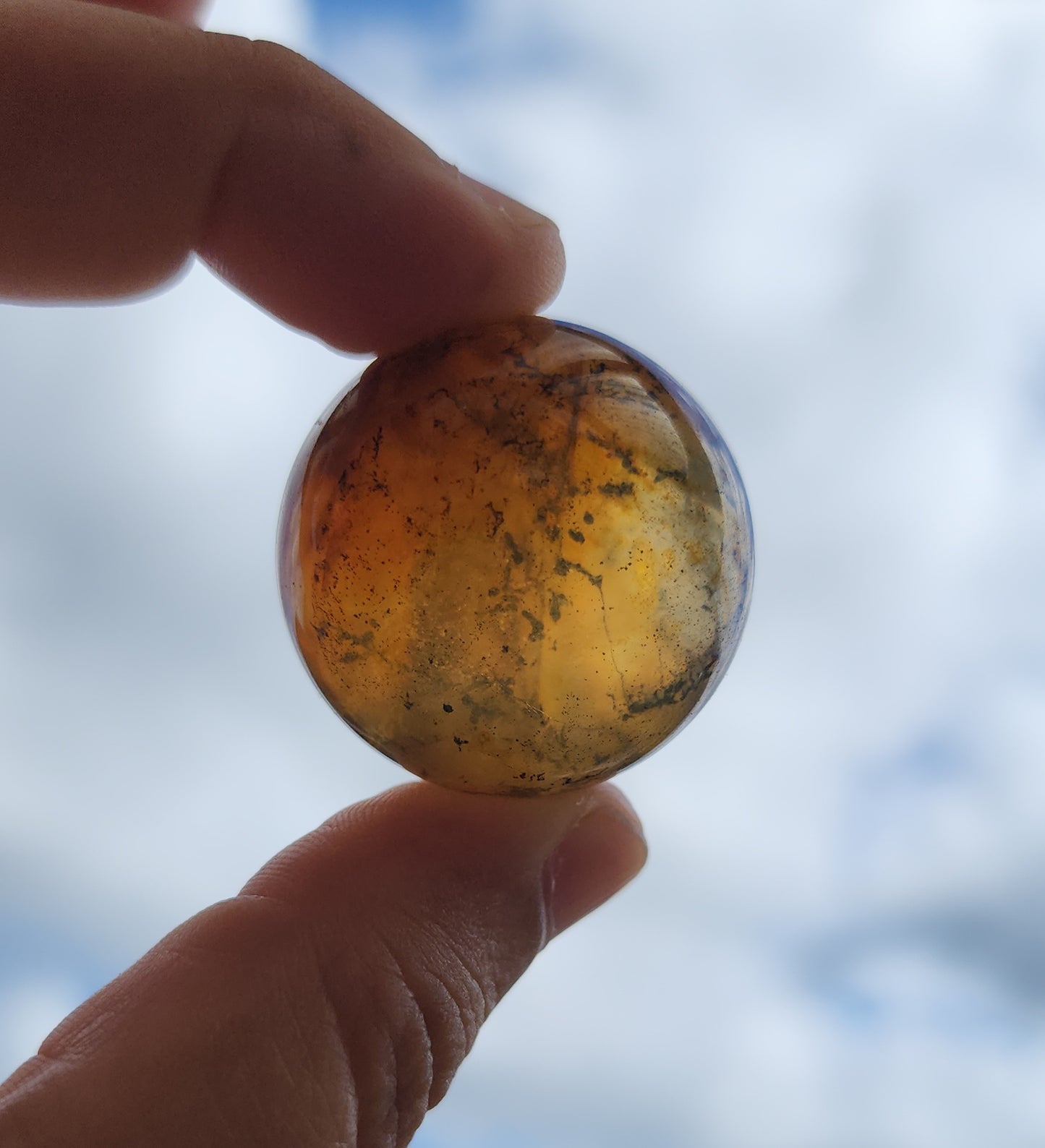 Dendritic Star Golden Healer Quartz Sphere