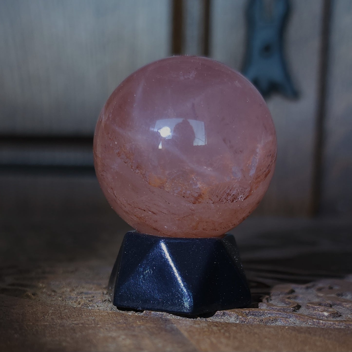 Star Fire Quartz Sphere 3.6cm