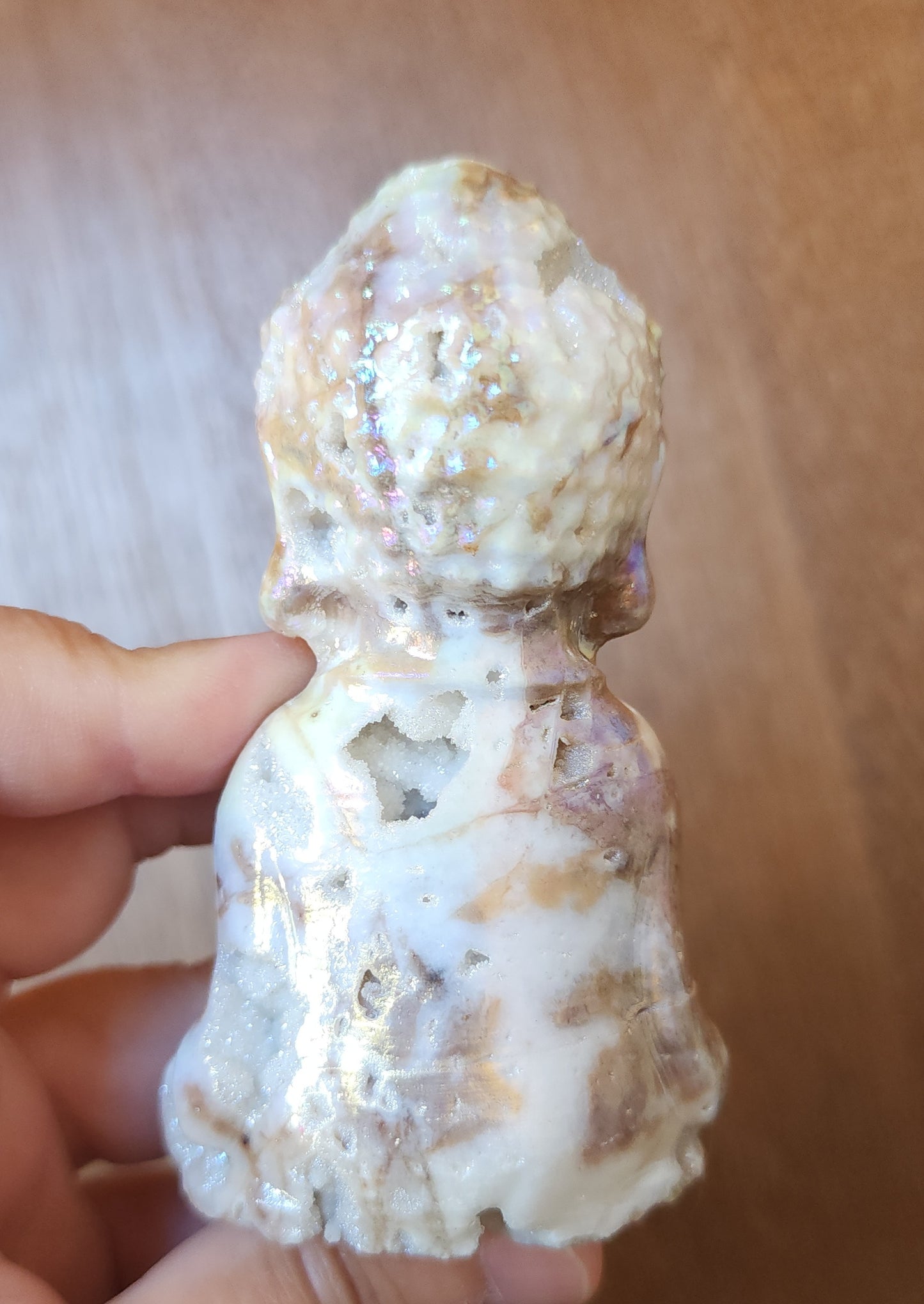 Aura Druzy Quartz Buddha