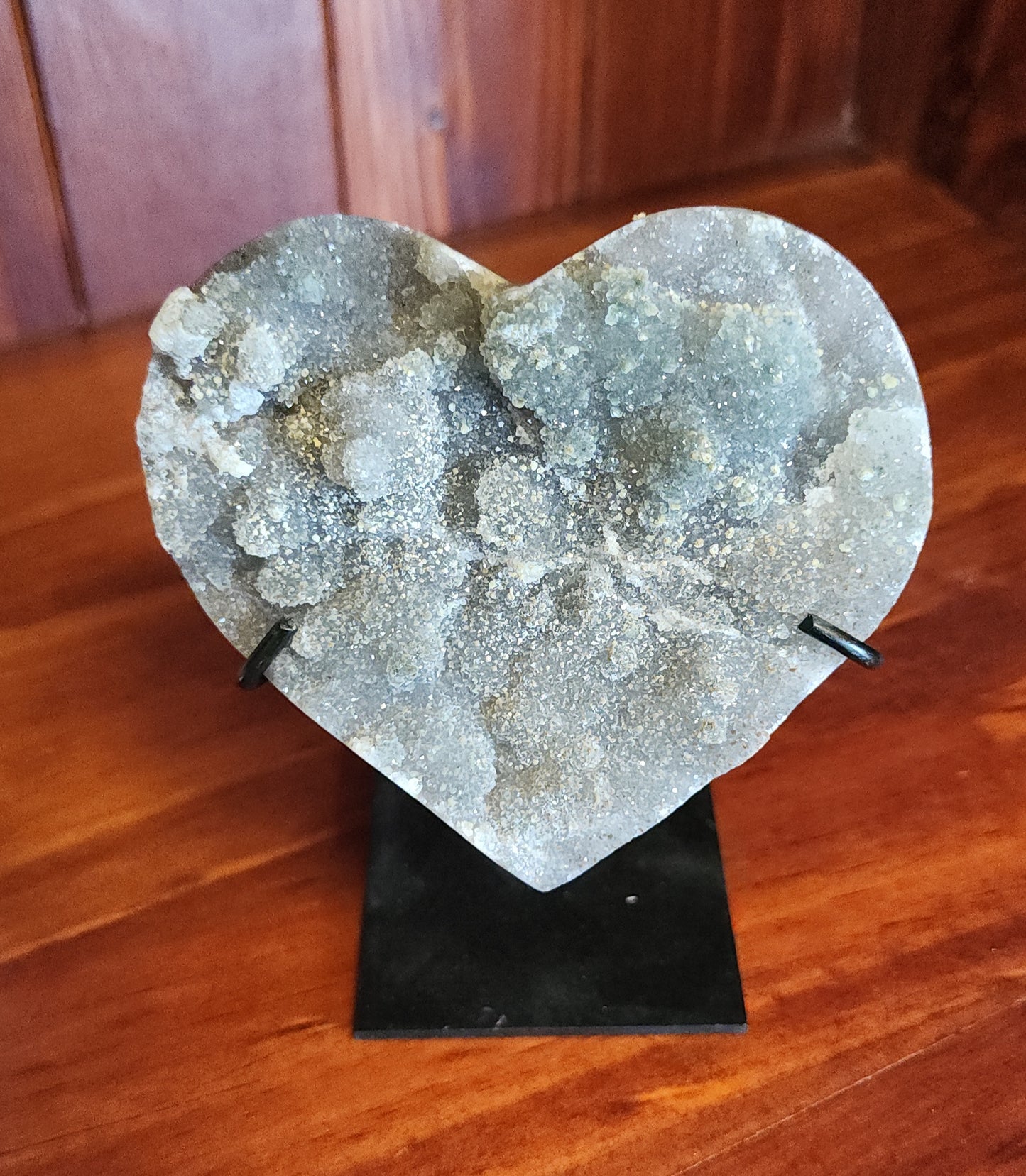 Green Amethyst Heart