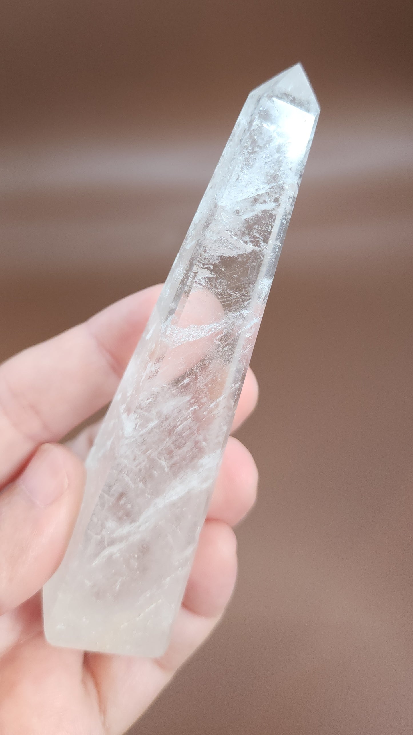 Clear Quartz Obelisk