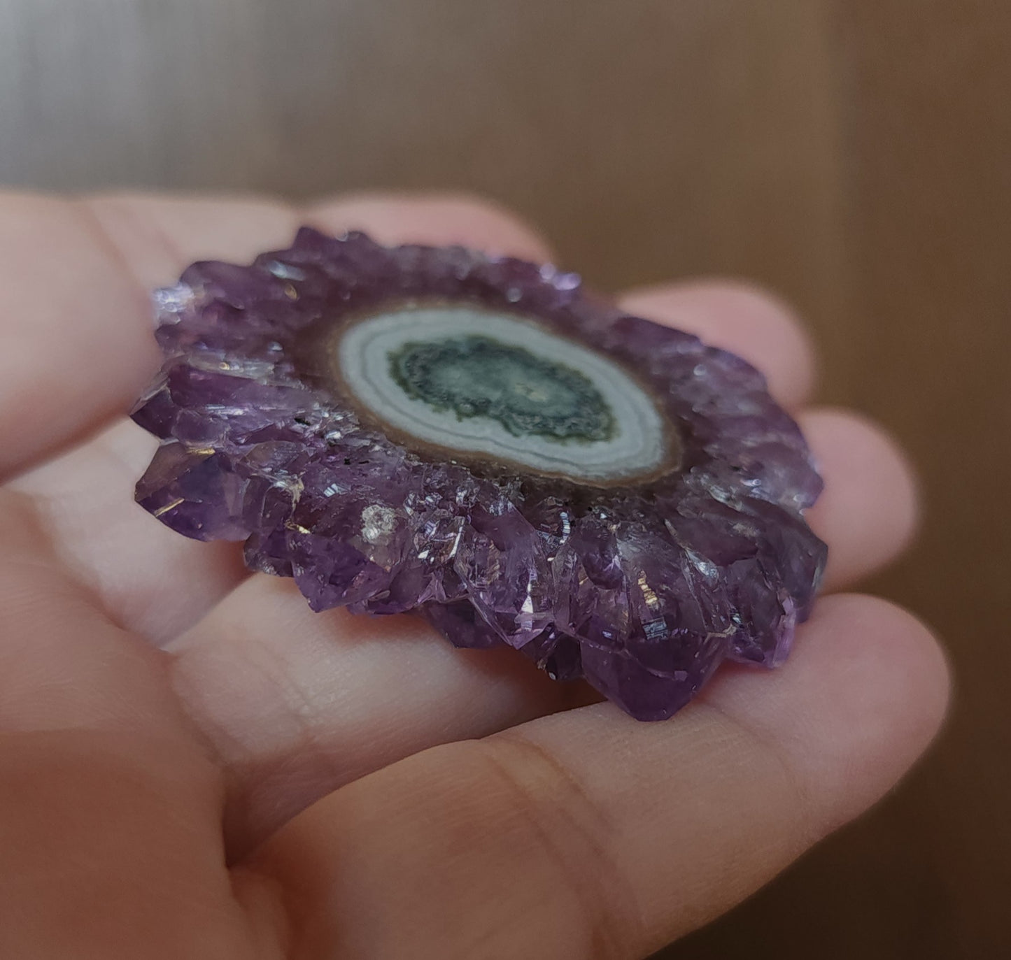Amethyst Stalactite Slice
