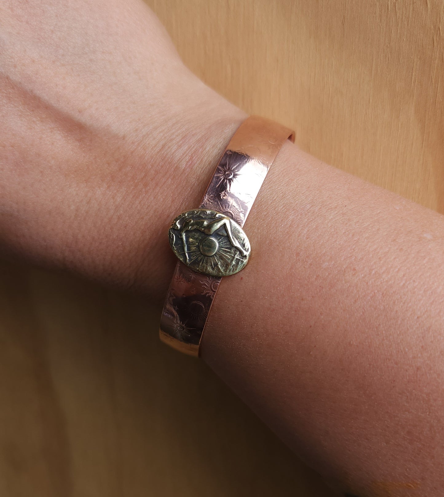 Soleil Copper & Brass Cuff