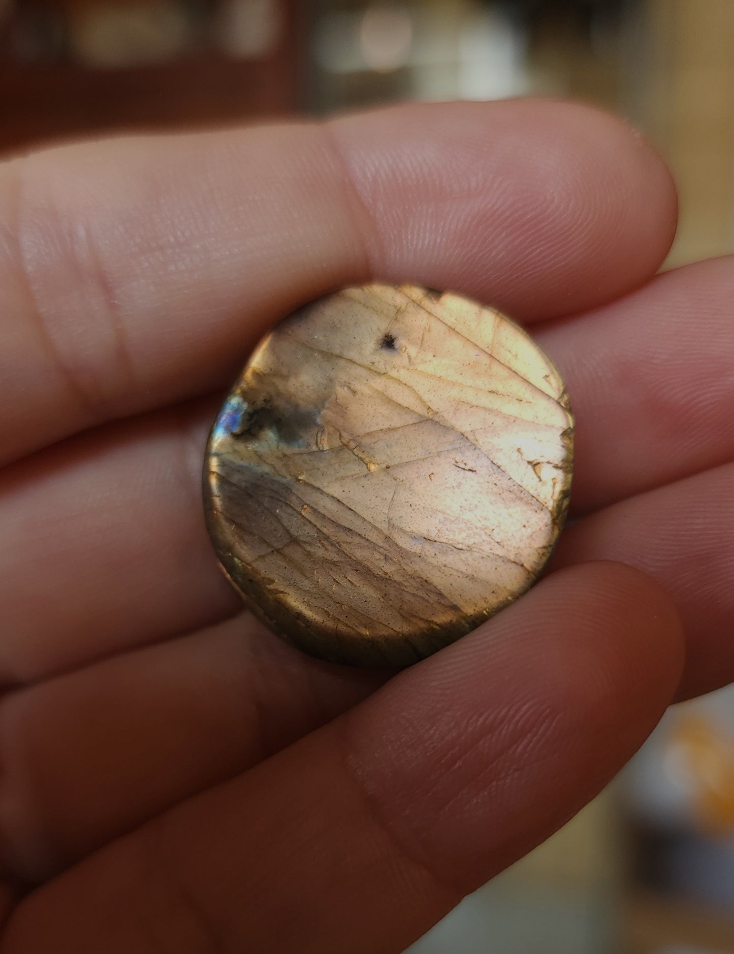 Celestial Labradorite Carving
