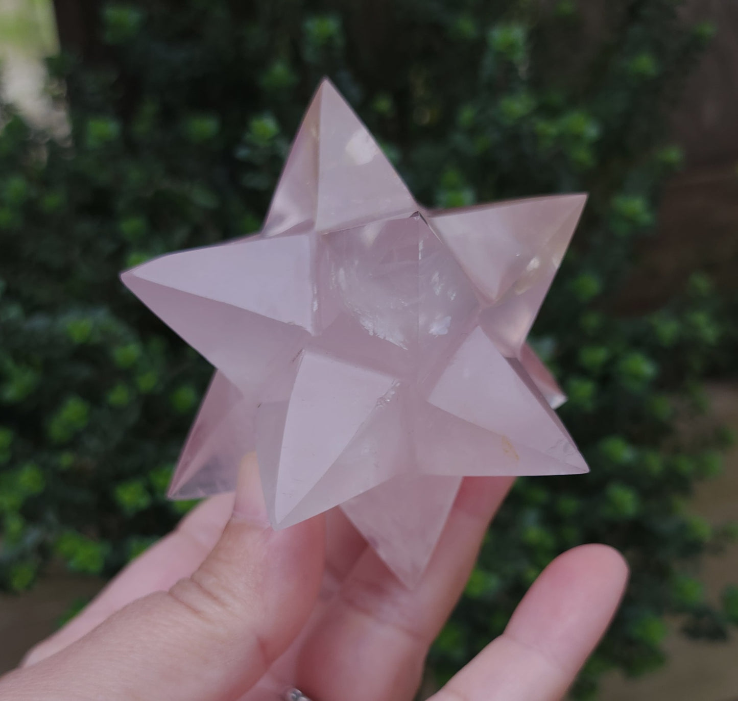 Rose Quartz Merkaba
