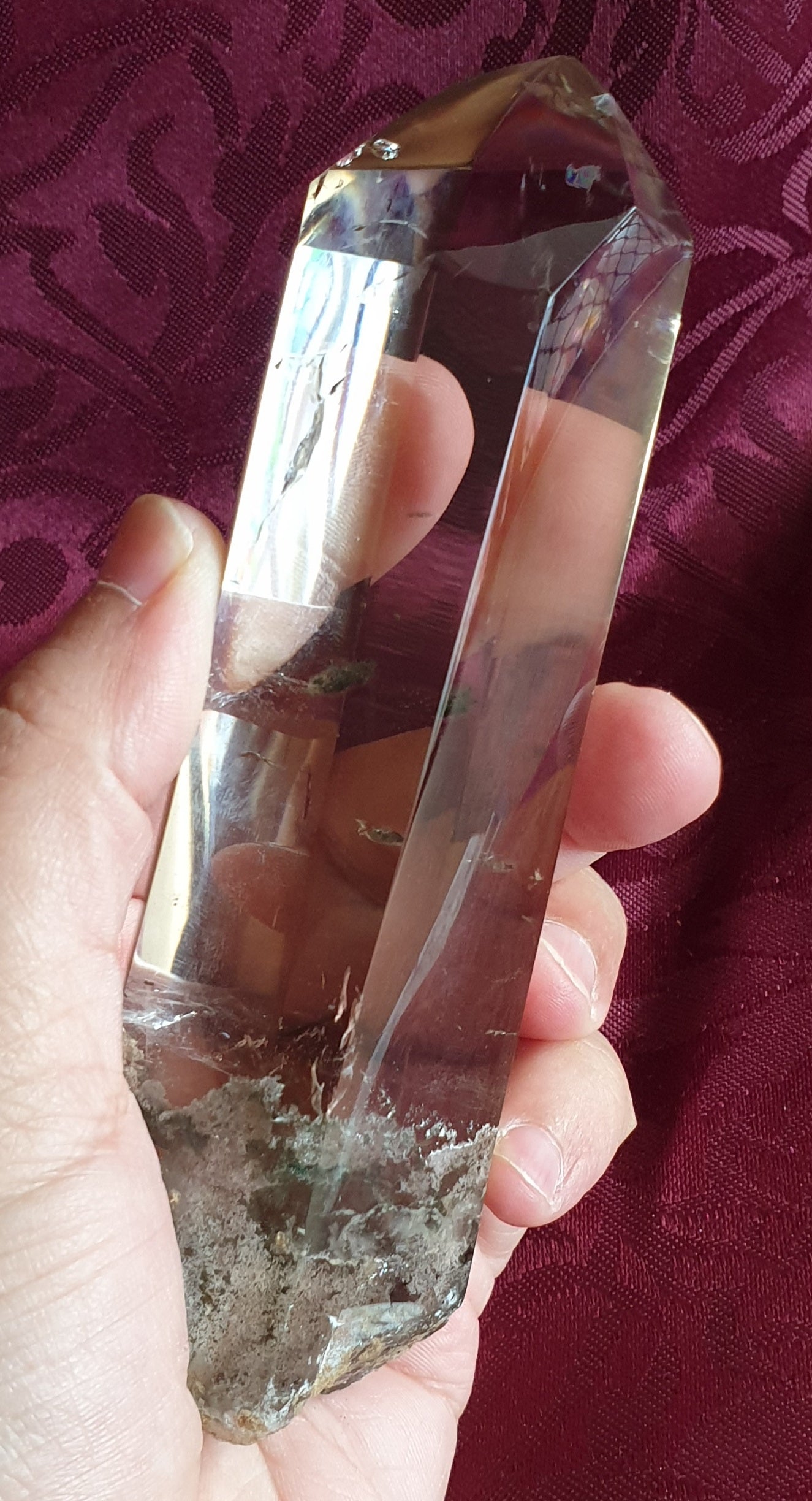 Smoky Garden Quartz Tower