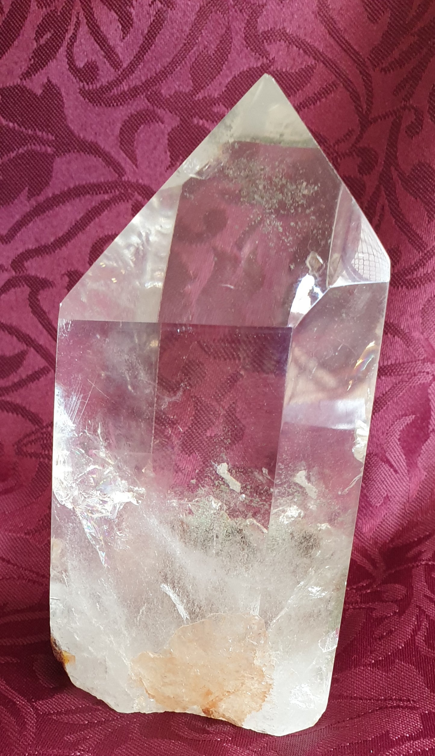 Rainbow Filled Garden Quartz Tower
