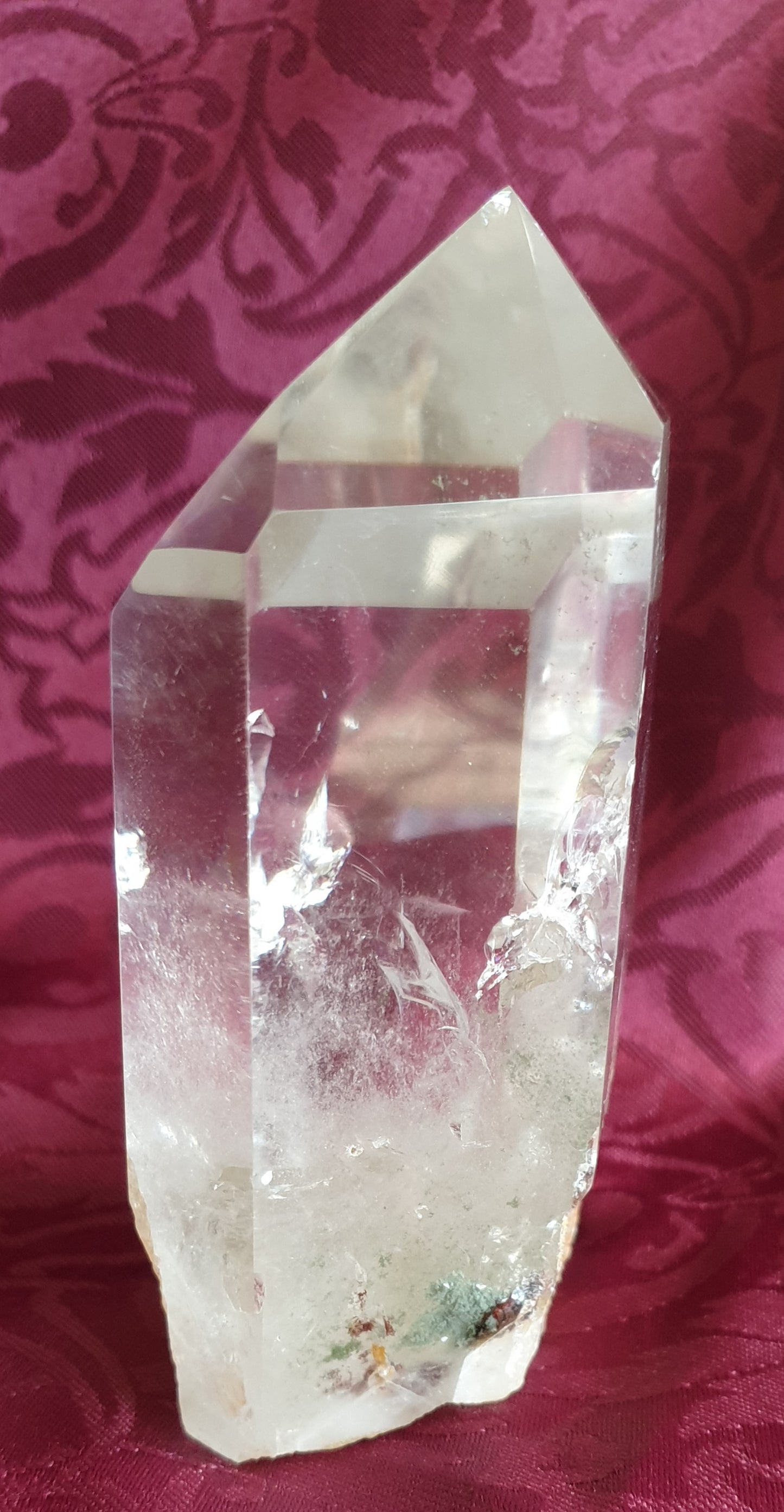 Rainbow Filled Garden Quartz Tower