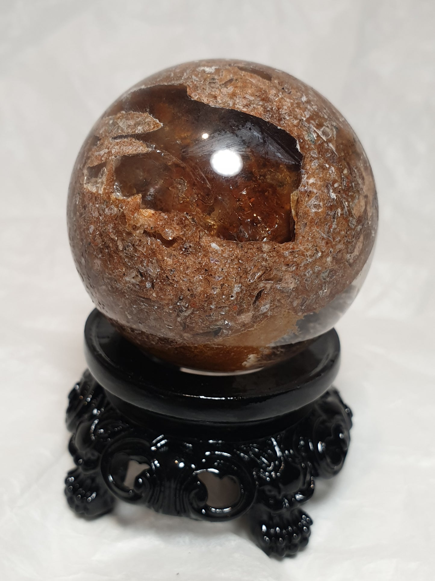 Garden Quartz Inner Scene Sphere