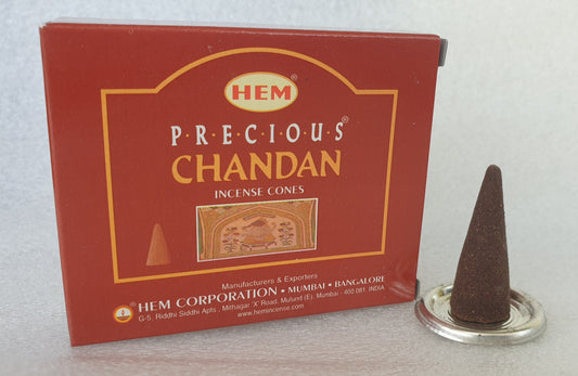 HEM Precious Chandan (Sandalwood) Cones