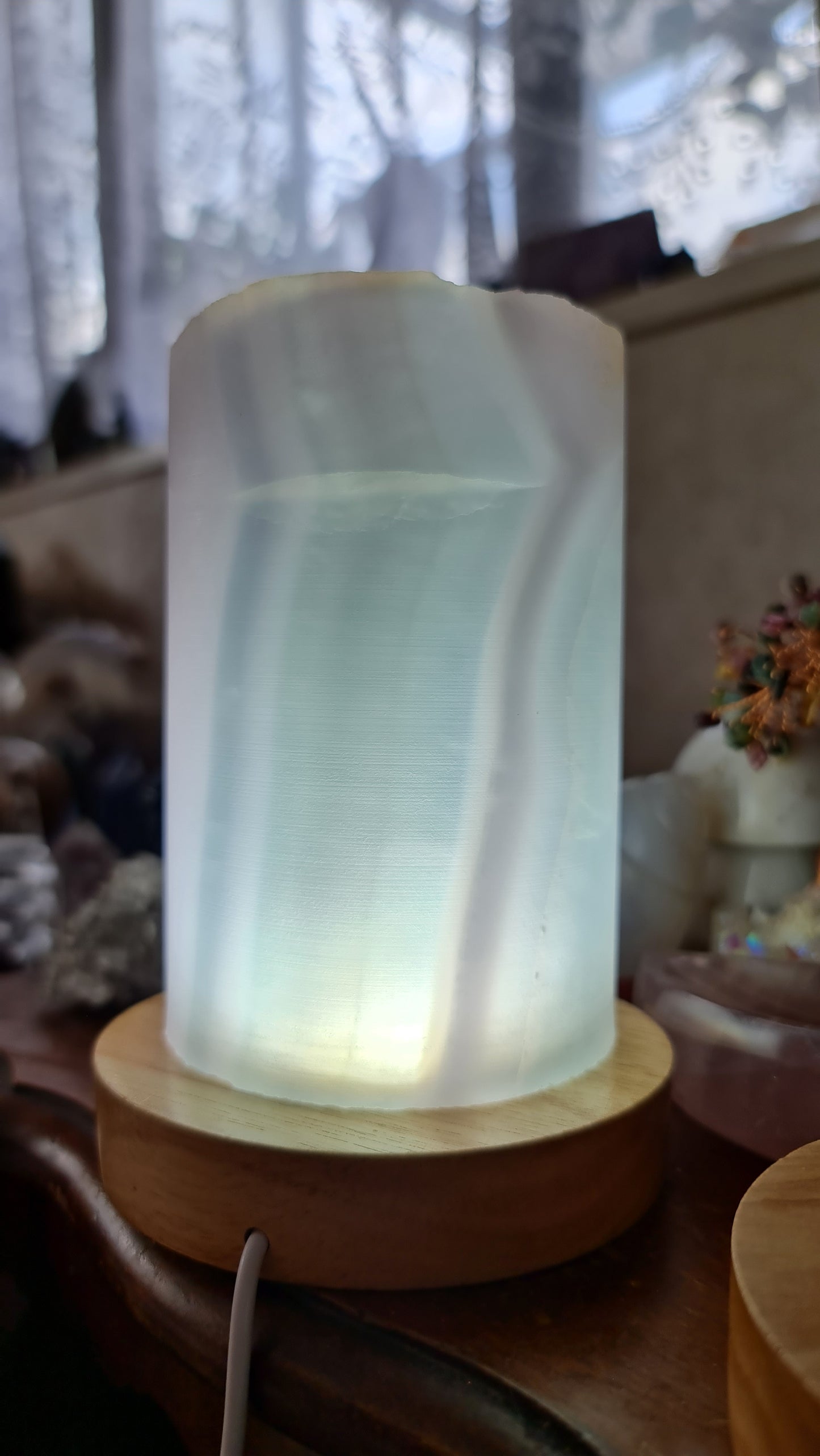 Pastel Fluorite Lamp