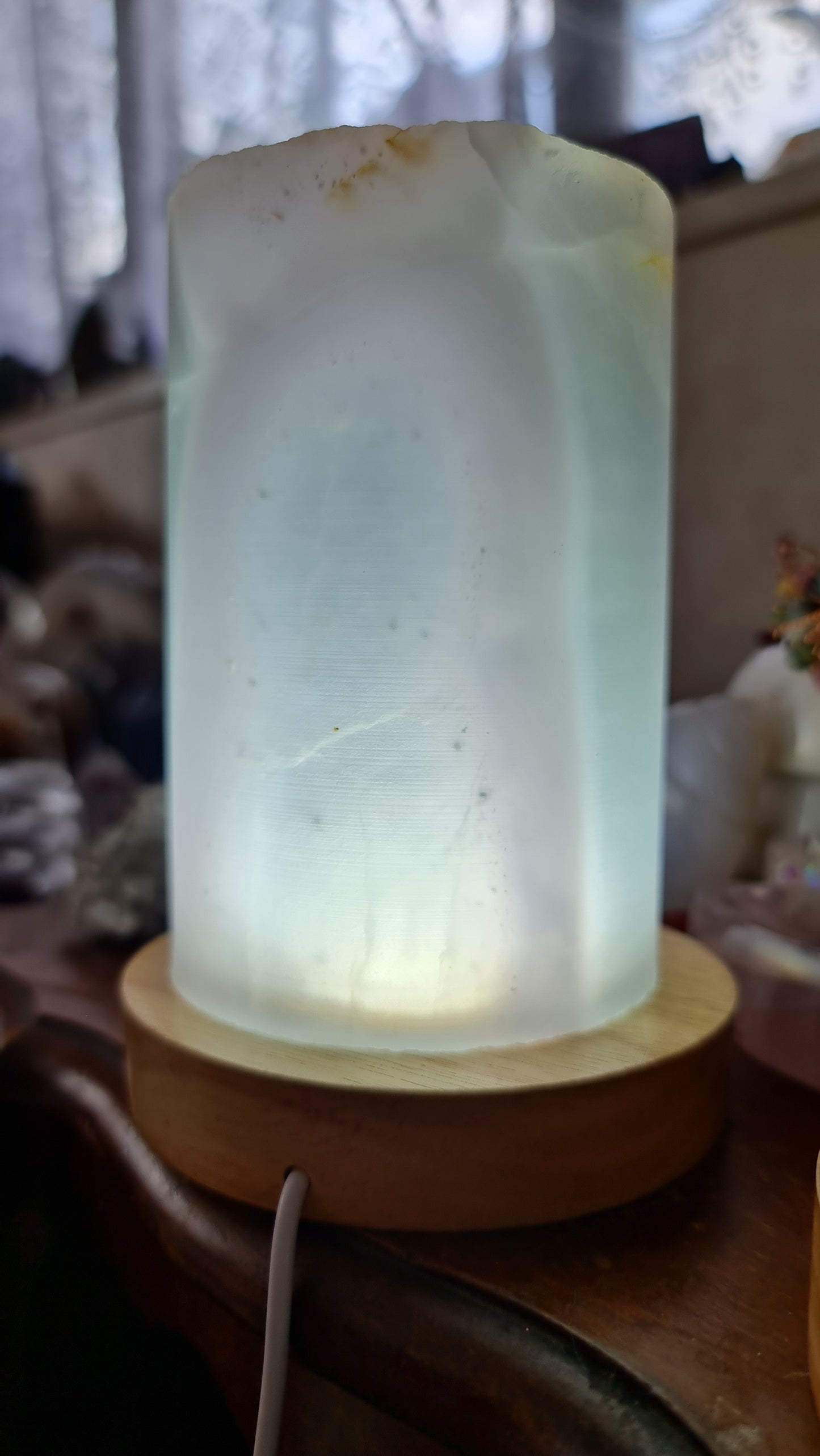 Pastel Fluorite Lamp