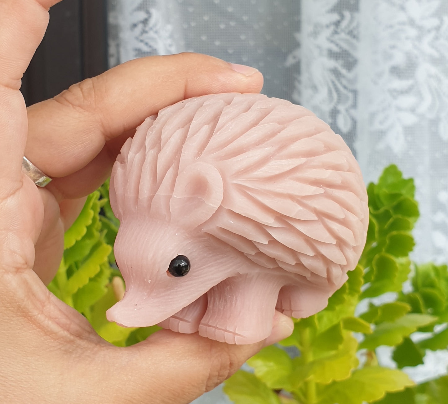 Pink Opal Hedgehog - Large