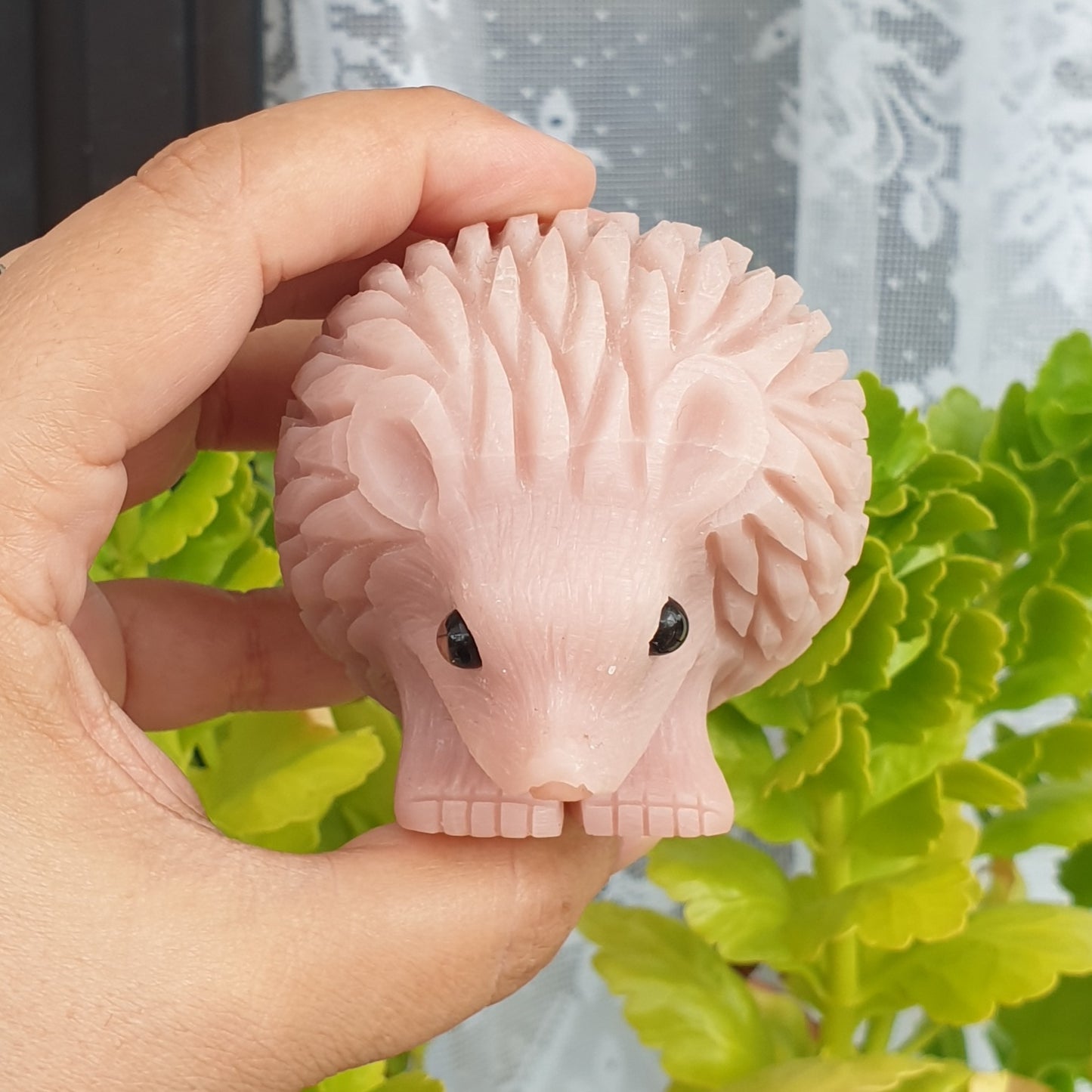 Pink Opal Hedgehog - Large