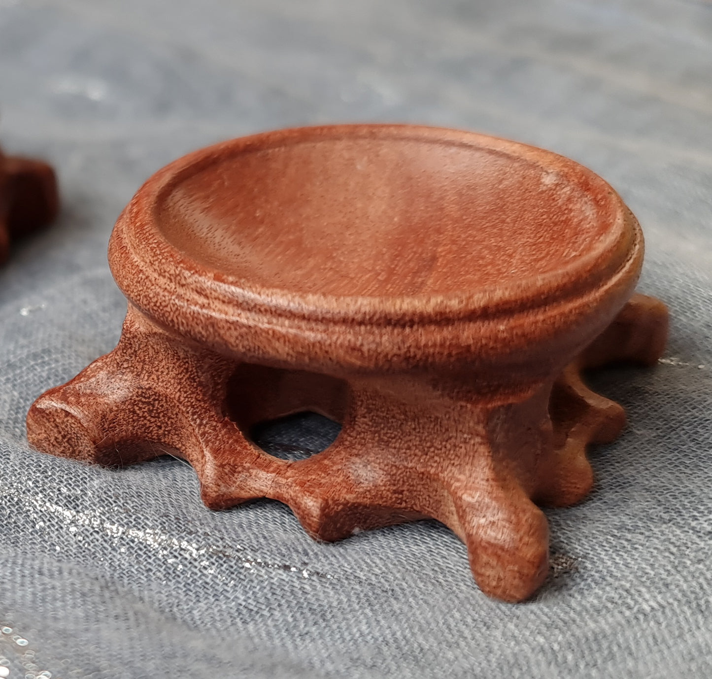 Wood Sphere Stand