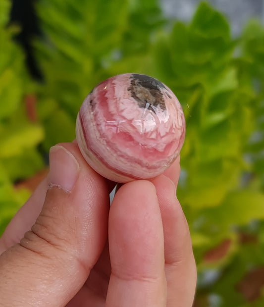 Rhodochrosite Sphere