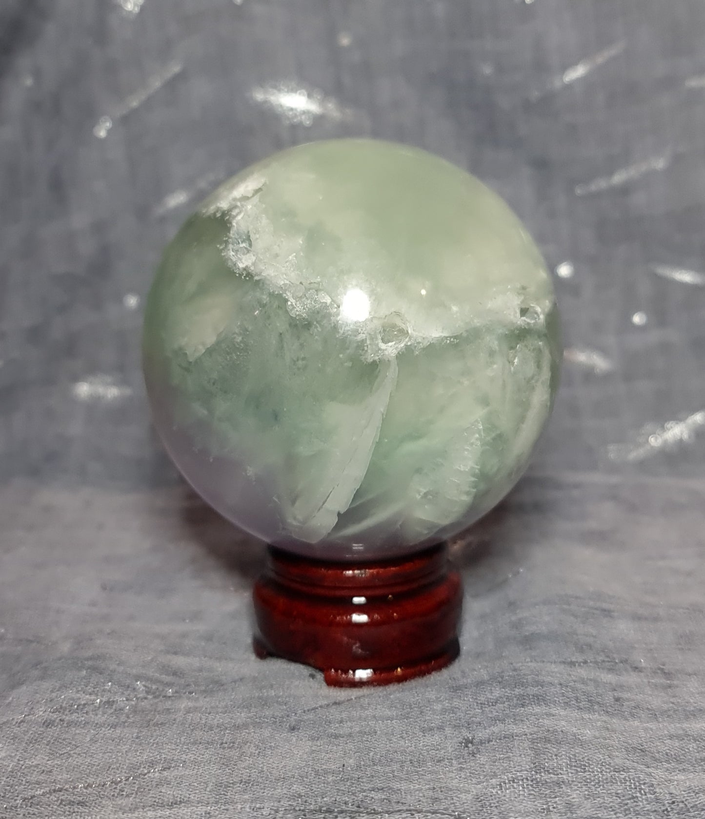 Lavender Fluorite Sphere 8cm