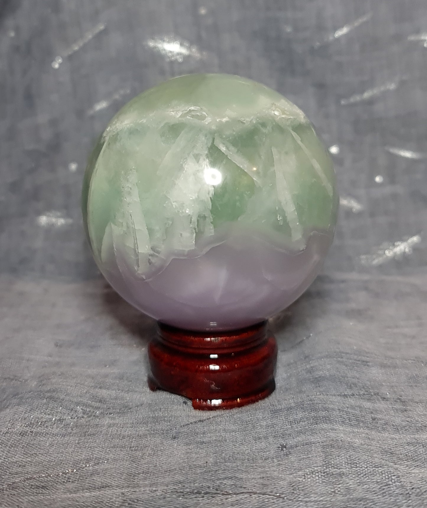 Lavender Fluorite Sphere 8cm