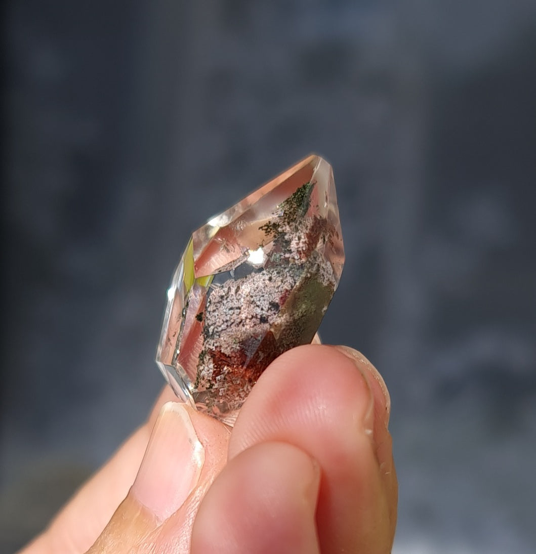 Lodolite Point AAA Garden Quartz