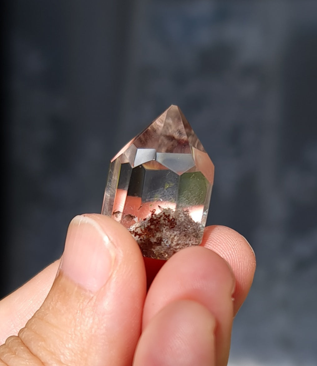 Lodolite Point AAA Garden Quartz