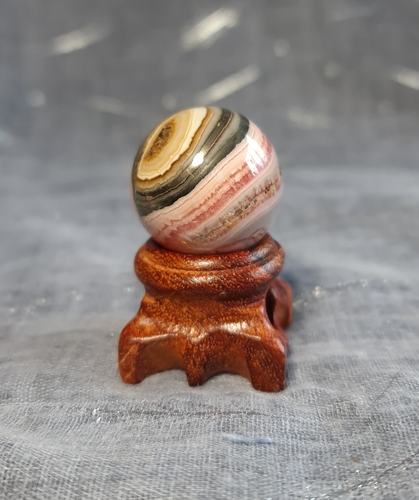 Rhodochrosite Sphere