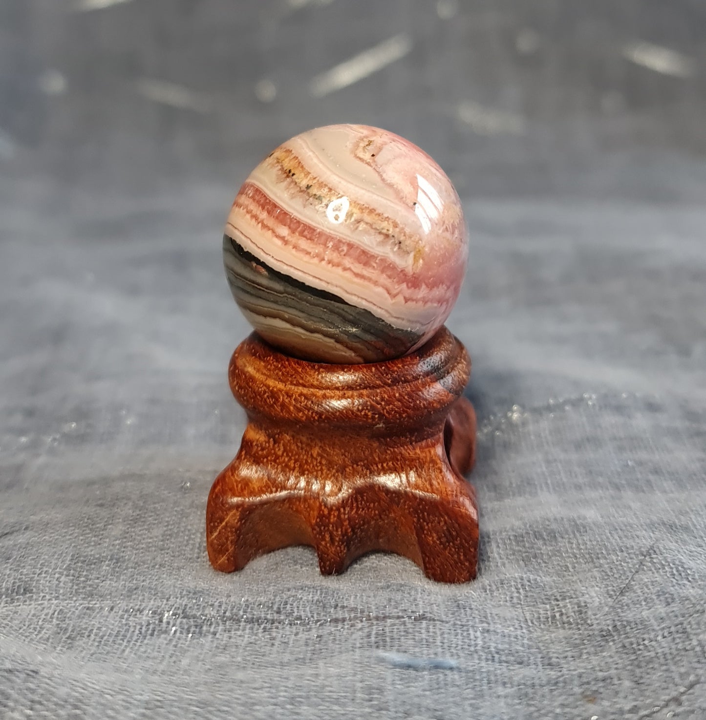 Rhodochrosite Sphere