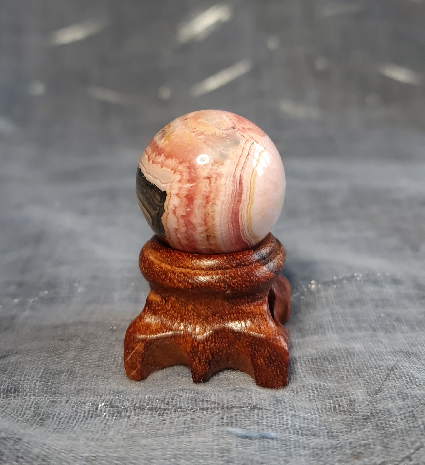 Rhodochrosite Sphere