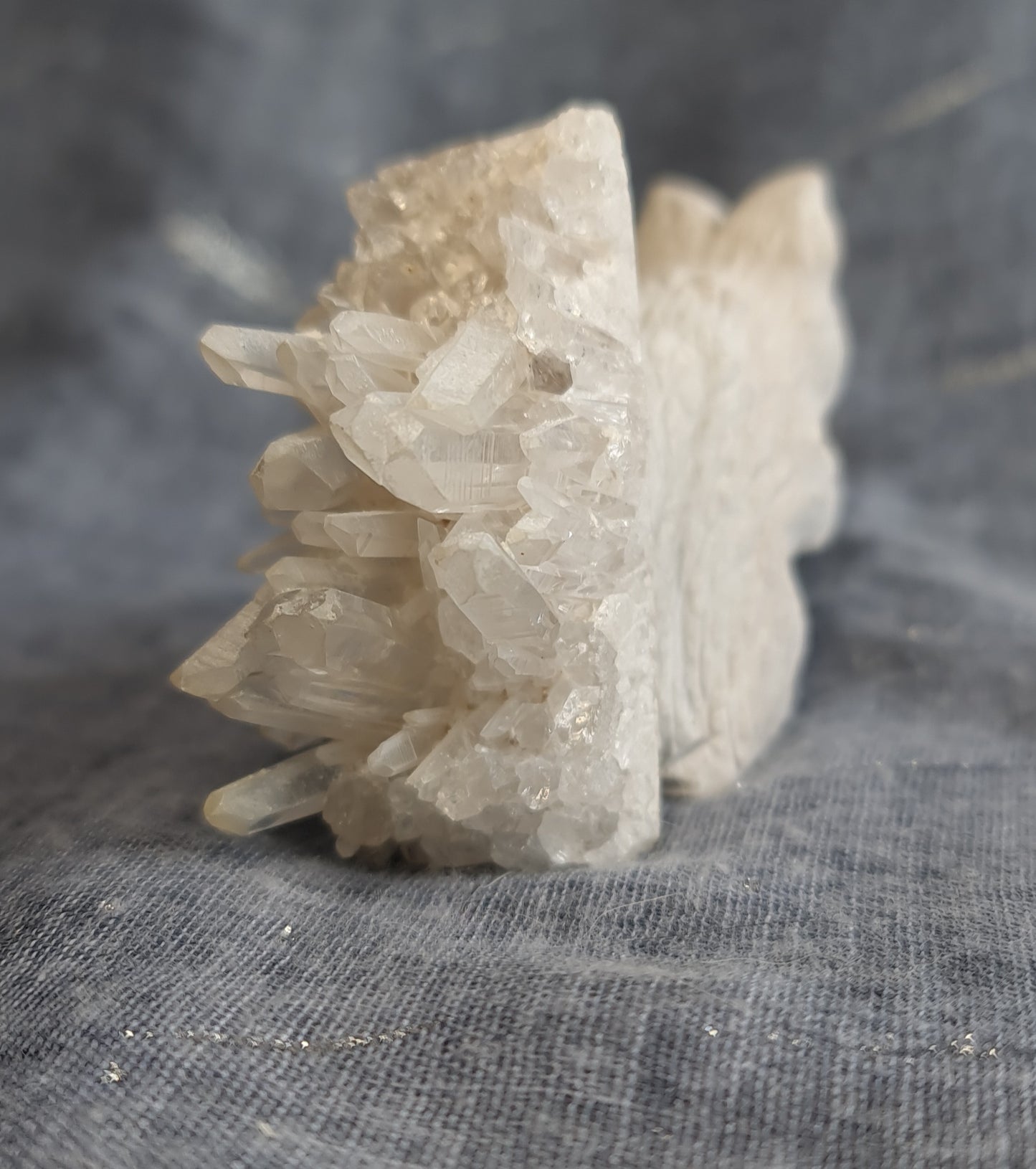 Hand Carved Quartz Squirrel