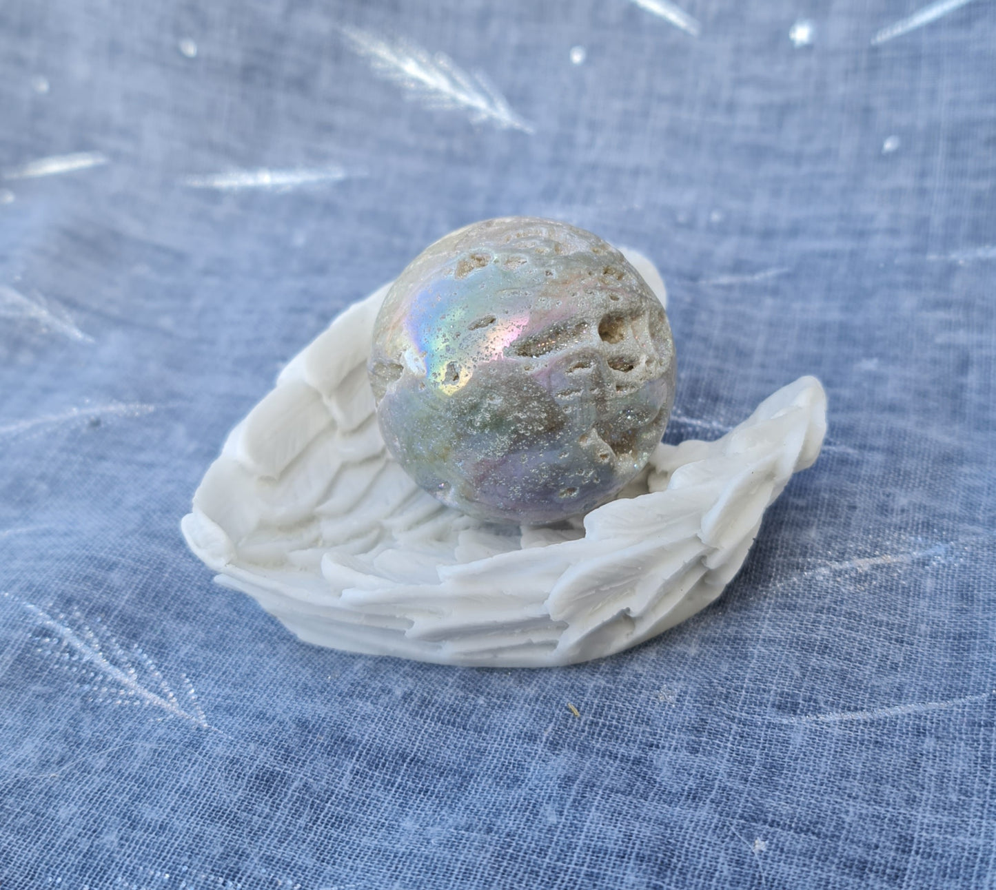 Angel Wing Sphere Stand/Trinket Bowl - Small