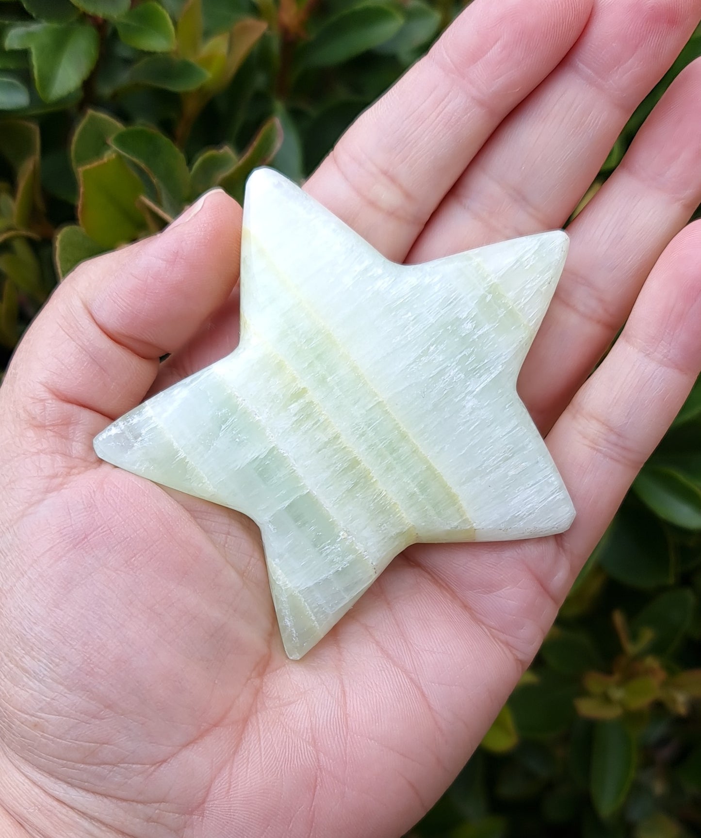 Pistachio Calcite Star