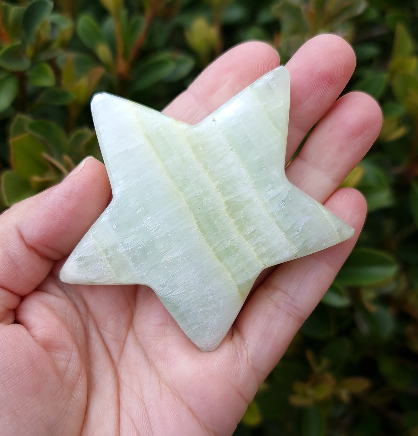Pistachio Calcite Star