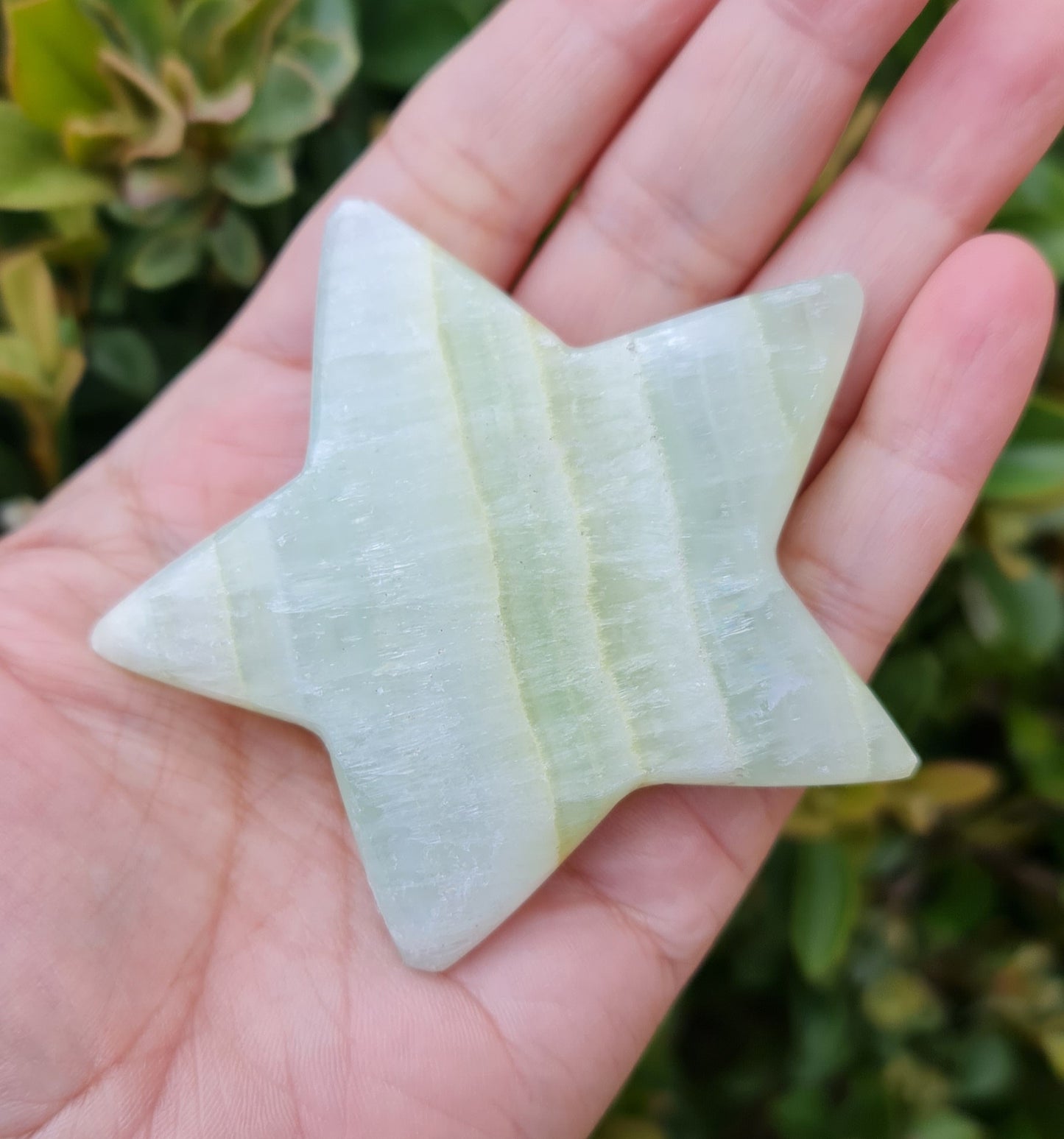 Pistachio Calcite Star