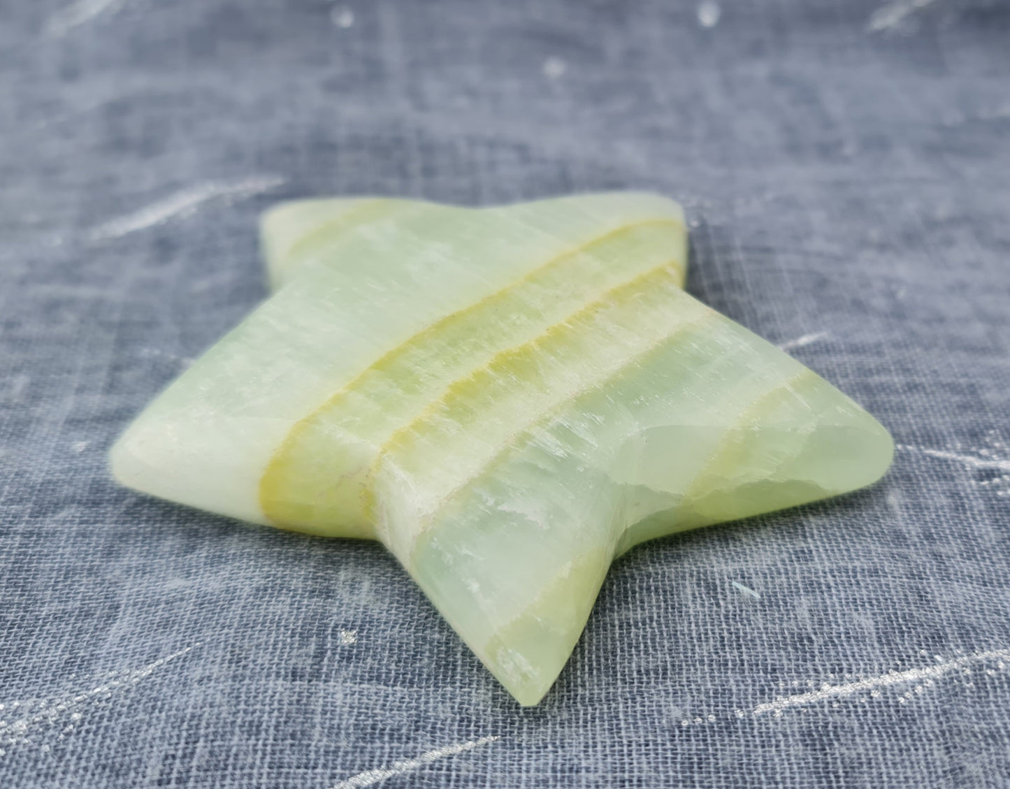 Pistachio Calcite Star